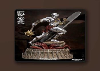 Wicked – Silver Surfer Sculpture – 3D Print Model STL