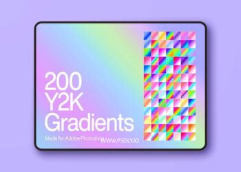 Y2K Gradients for Photoshop