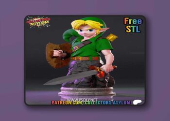 Young Link Bust – 3D Print Model STL