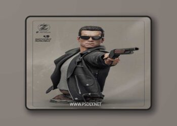 Zenith Studios – Terminator Bust – 3D Print Model STL