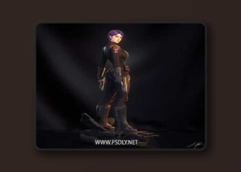 Abe3D – Sabine Wren – 3D Print Model STL