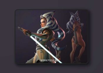 Ahsoka Tano Star Wars 3D print Model