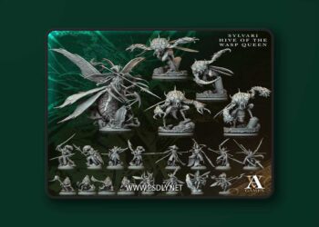Archvillain Games – Sylvari – Hive of the Wasp Queen – 3D Print Model