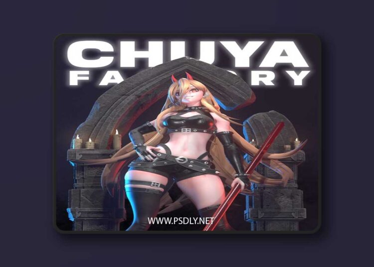 Chuya Factory – Power Goth – 3D Print Model STL 1 Chuya Factory – Power Goth – 3D Print Model STL