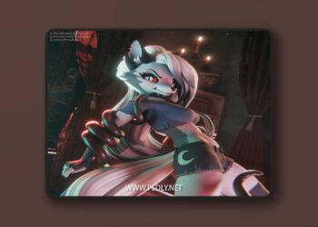 Chyvak – Loona and the Tentacle Monster – 3D Print Model