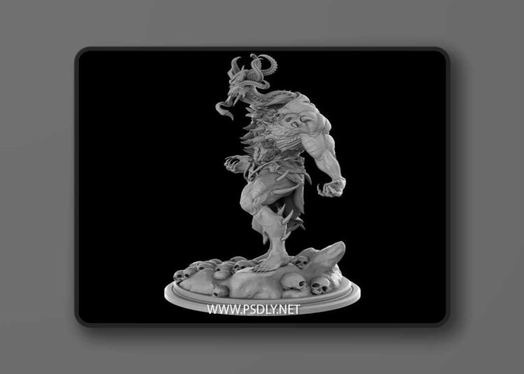 Demonic Eater 3D print Model 1 Demonic Eater 3D print Model