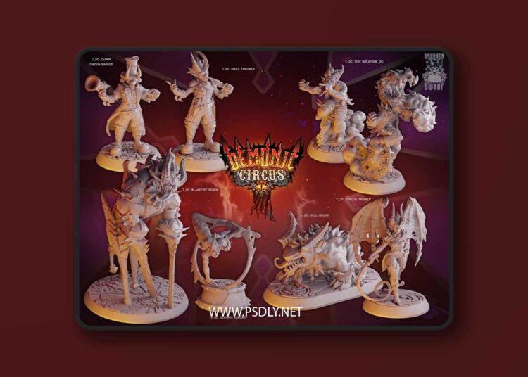 Drunken Dwarf – Demonic Circus – 3D Print Model 1 Drunken Dwarf – Demonic Circus – 3D Print Model