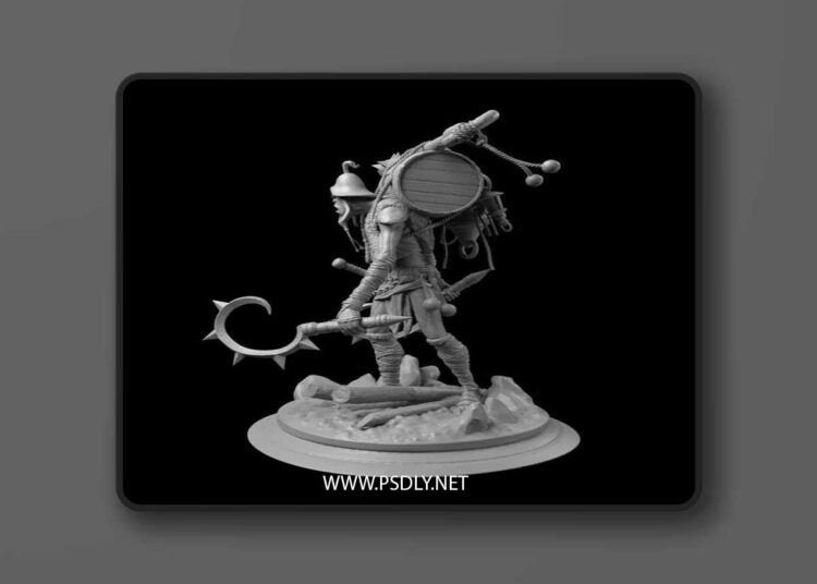 Giant warrior Carrier 3D print Model 1 Giant warrior Carrier 3D print Model