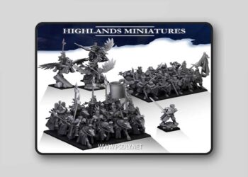Highlands Miniatures – September 2023 – Gallia Reinforcements – 3D Print Model