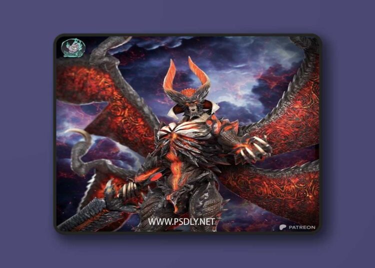 Kaidan – Dante Sin Devil Trigger – 3D Print Model STL 1 Kaidan – Dante Sin Devil Trigger – 3D Print Model STL