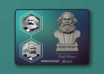 Karl Marx 3D printable sculpture 3D print model