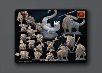 Lost Kingdom Miniatures – Roroa Khans Vol 2 – 3D Print Model