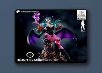 Lucas Perez – Morrigan – 3D Print Model STL