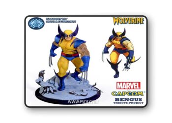 Marvel vs Capcom – Bengus Style Wolverine – 3D Print Model STL