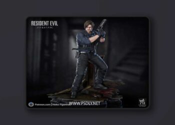 Neko Figurines – Leon Kennedy Resident Evil Requiem – 3D Print Model STL