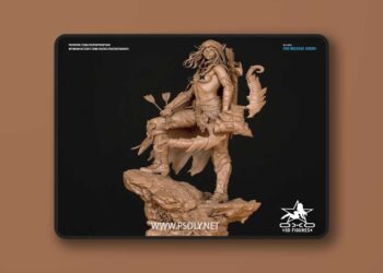 OXO3D Figures – Alleria Windrunner Miniature NSFW Version – 3D Print Model STL
