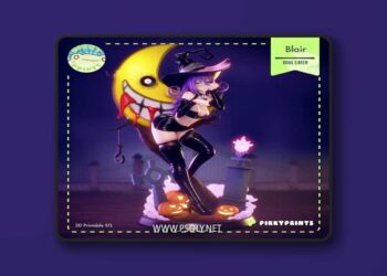 Pikky Prints – Soul Eater – Blair – 3D Print Model STL