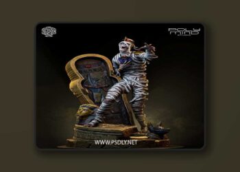 PolyMind Studio – Mummy – 3D Print Model STL