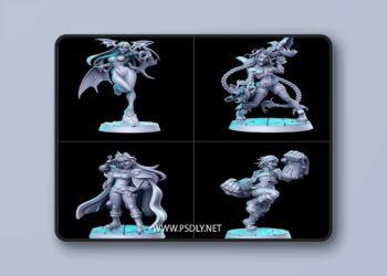 RN Estudio – Anime Collection – 3D Print Model STL