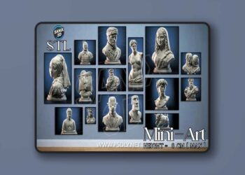 Sanix – Mini Art – February Collection 2026 – Set of 15 Model – 3D Print Model STL