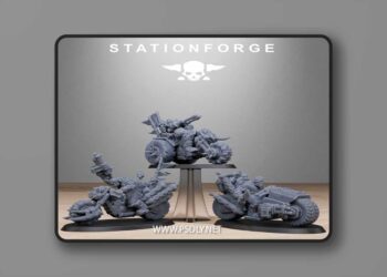 Station Forge – Orkaz Bikers – 3D Print Model