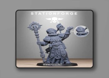 Station Forge – Vodalites Priest – 3D Print Model