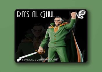 VS3D – Ras al Ghul TAS – 3D Print Model STL