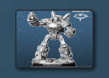Vermilion Miniatures – Defender of Steel – 3D Print Model