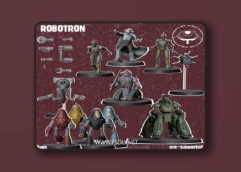 Vermilion Miniatures – Robotron – 3D Print Model