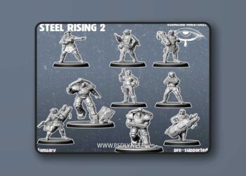 Vermilion Miniatures – Steel Rising 2 – 3D Print Model