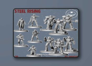 Vermilion Miniatures – Steel Rising – 3D Print Model