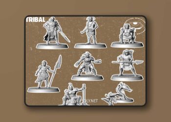 Vermilion Miniatures – Tribal – 3D Print Model