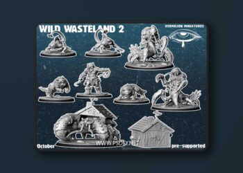 Vermilion Miniatures – Wild Wasteland 2 – 3D Print Model