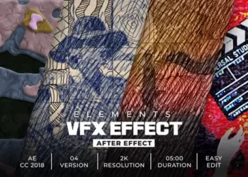 Videohive Clay painting Crayon Doodle Mosaic Pencil Effect 62503971