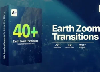 Videohive Earth Zoom Transitions 62472213