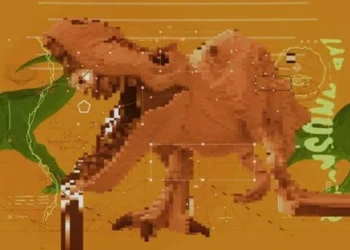 Videohive Glitch Dinosaur 62189511