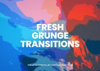 Videohive Grunge Transitions For After Effects 57393581