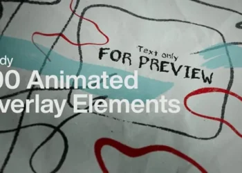 Videohive Shady 100 Animated Overlay Elements 62240876