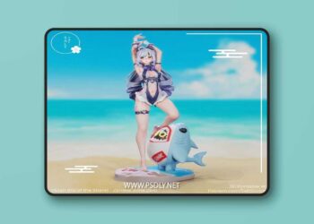 Vivian Iris of the Shore – 3D Print Model STL