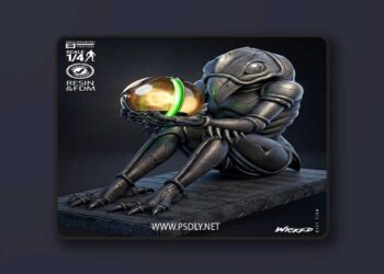 Wicked – Chozo Bust – 3D Print Model STL 7 Wicked – Chozo Bust – 3D Print Model STL