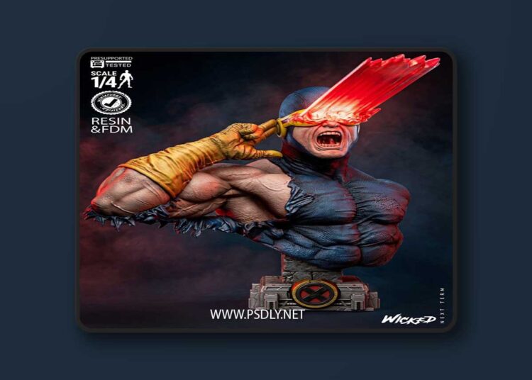 Wicked – Cyclops Portrait Bust – 3D Print Model STL 1 Wicked – Cyclops Portrait Bust – 3D Print Model STL